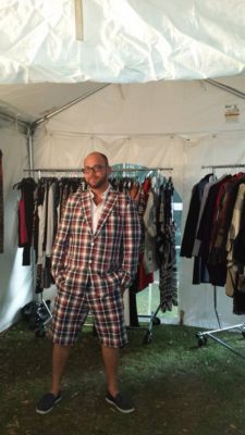 Bradley from Joseph Ribkoff at the Bijou Boutique garden party in Byron Aug 27th 2015